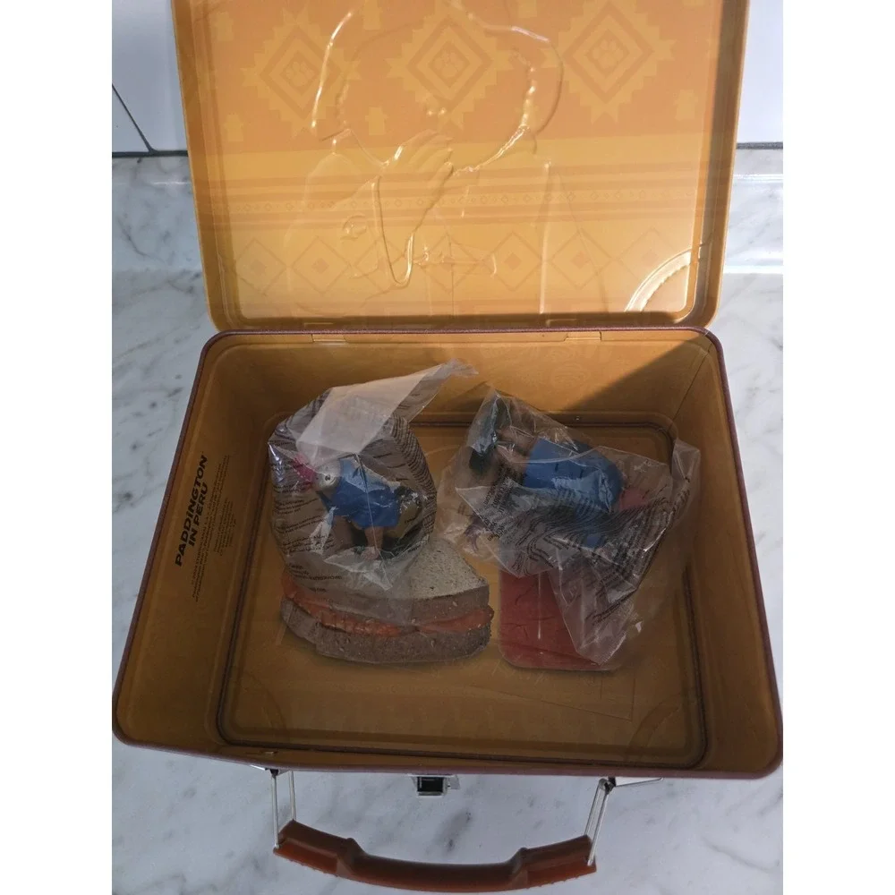 AMC exclusive Paddington in Peru popcorn bucket styled as a suitcase With 2 Bear